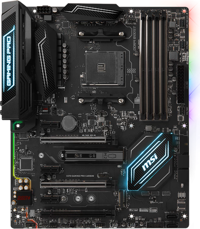 マザーボード MSI x370 GAMING Ryzen 5 3600 DDR4 16GB FOR MSI X370 GAMING PRO CARBON Dual M.2 Gaming Motherboard AM4 | eBay