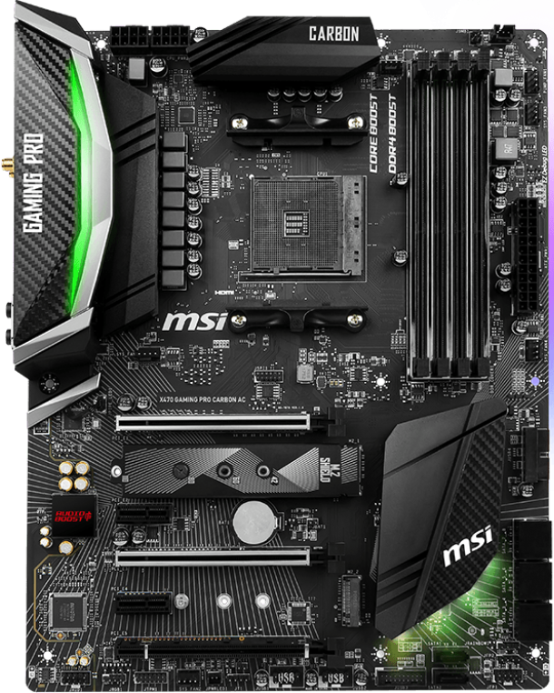 FOR MSI X470 GAMING PRO CARBON AC AM4 AMD Gaming Motherboard DDR4