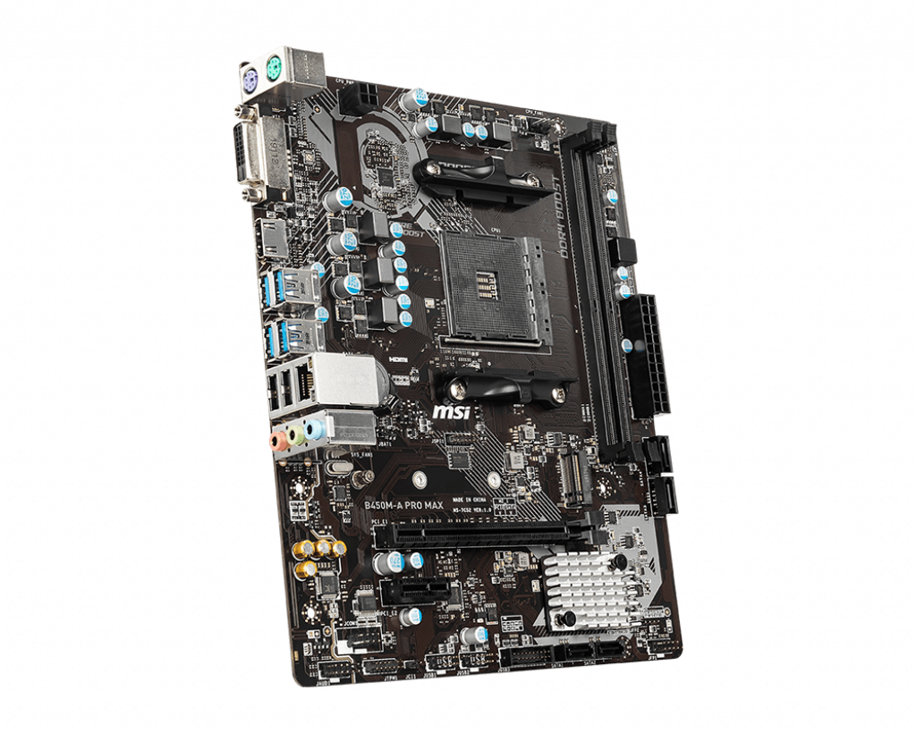 For MSI B450M-A PRO MAX Motherboard AMD AM4 DDR4 M-ATX Mainboard