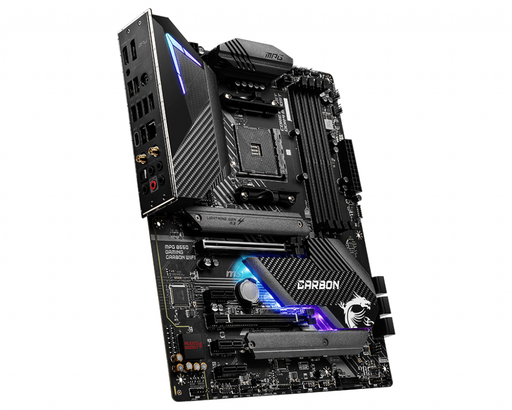 For MSI MPG B550 GAMING CARBON WIFI Motherboard AMD AM4 DDR4 ATX