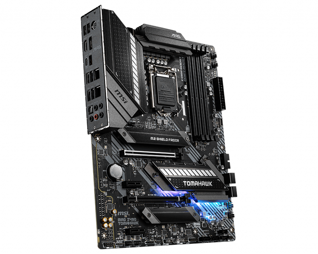 FOR MSI MAG Z490 TOMAHAWK Z490 Motherboard Support i7 10700F