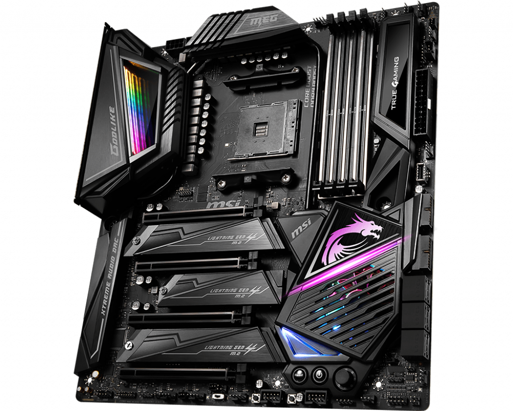 ジャンク品MSI MEG X570 GODLIKE マザーボード For MSI MEG X570 GODLIKE Motherboard AMD AM4 DDR4 E-ATX Mainboard