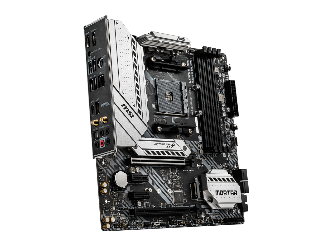 FOR MSI MAG B550M MORTAR WIFI Motherboard Support DDR4 64GB AMD M