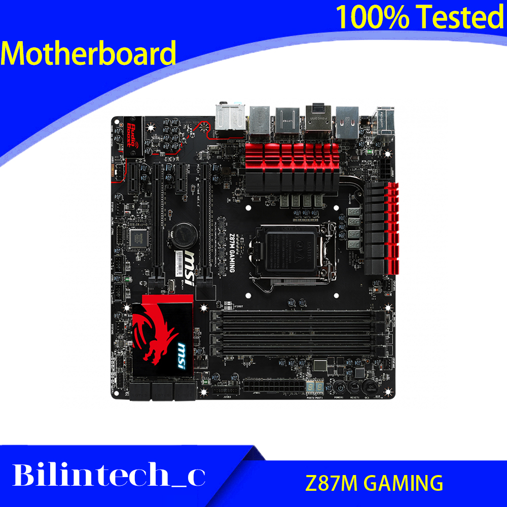 FOR MSI Z87M GAMING Z87 Motherboard Supports 4790K DDR3 Memory