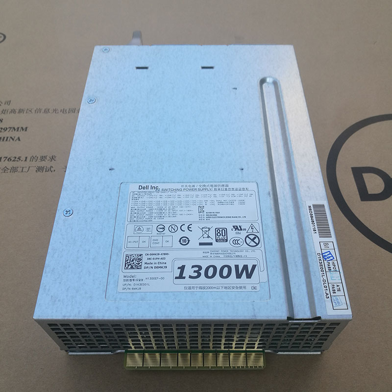 For Dell T7610 T7600 1300W Power Supply H1300EF-00 6MKJ9 06MKJ9 | eBay