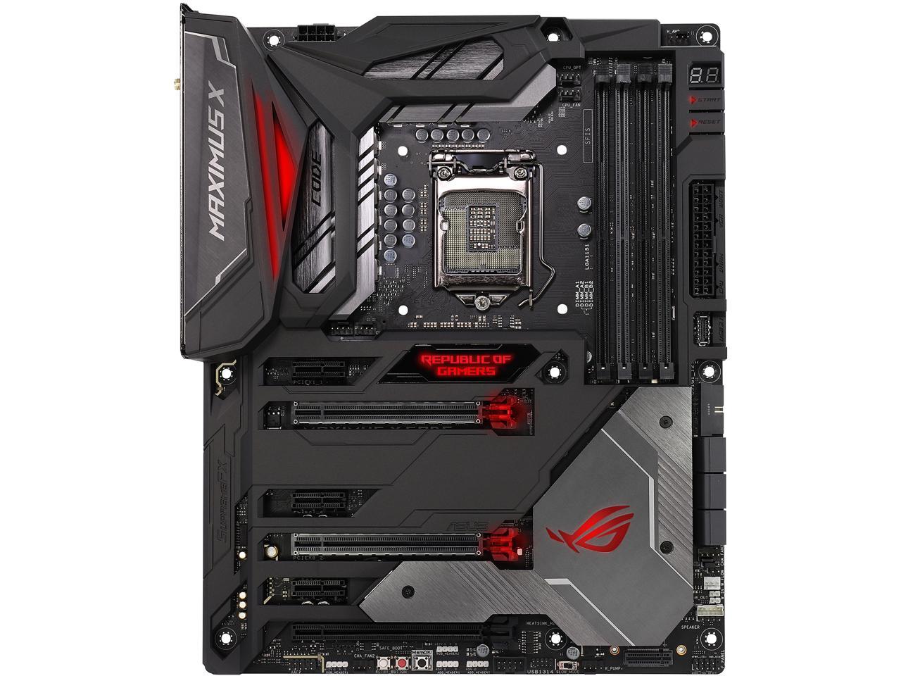 FOR ASUS ROG Maximus X Code Motherboard Support 64GB DDR4 LGA1151