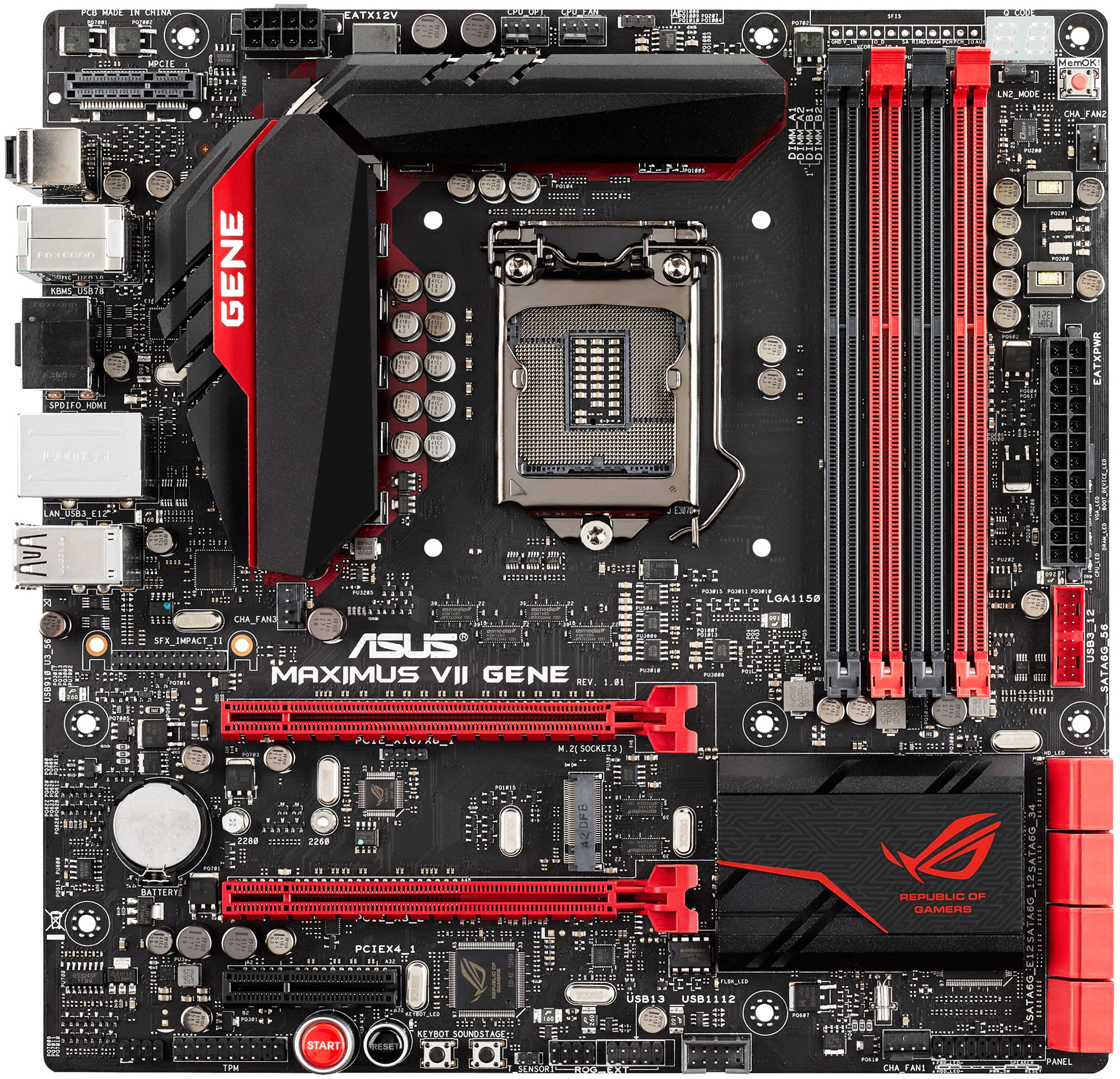 FOR ASUS ROG Maximus VII Gene Z97 Motherboard Support M.2 M-ATX