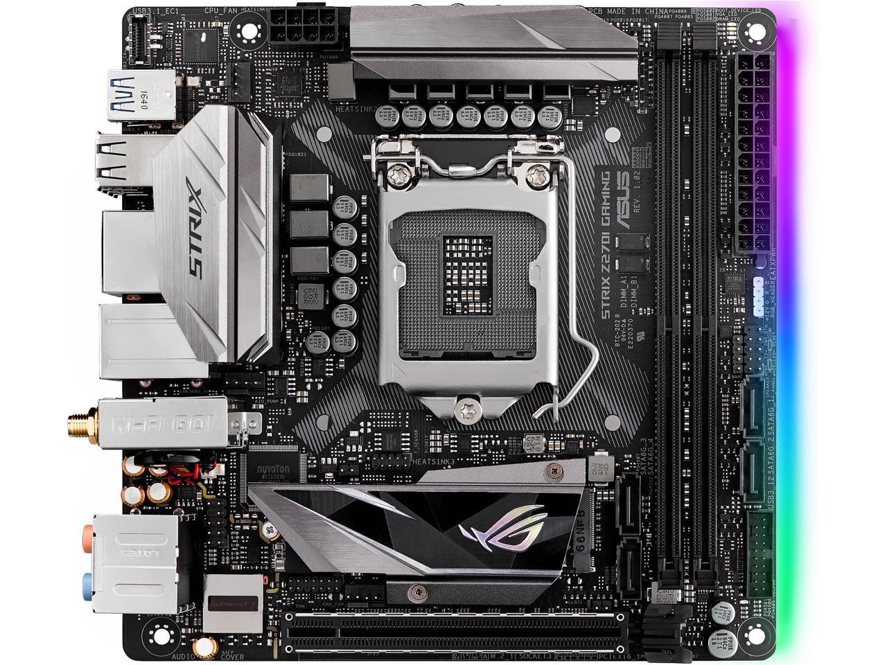 【ASUS】STRIX Z270I GAMING MOTHERBOARD ASUS ROG Strix Z270i Gaming Motherboard Review | KitGuru