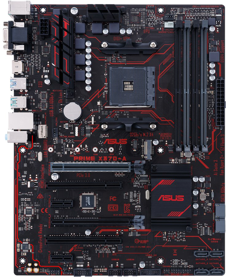 ANGELO GARBASUS - ASUS製　ATXマザーボード　PRIME X370-PRO　SocketAM4 元箱あり ASUS PRIME X370-PRO Motherboard Socket AM4 AMD X370 DDR4