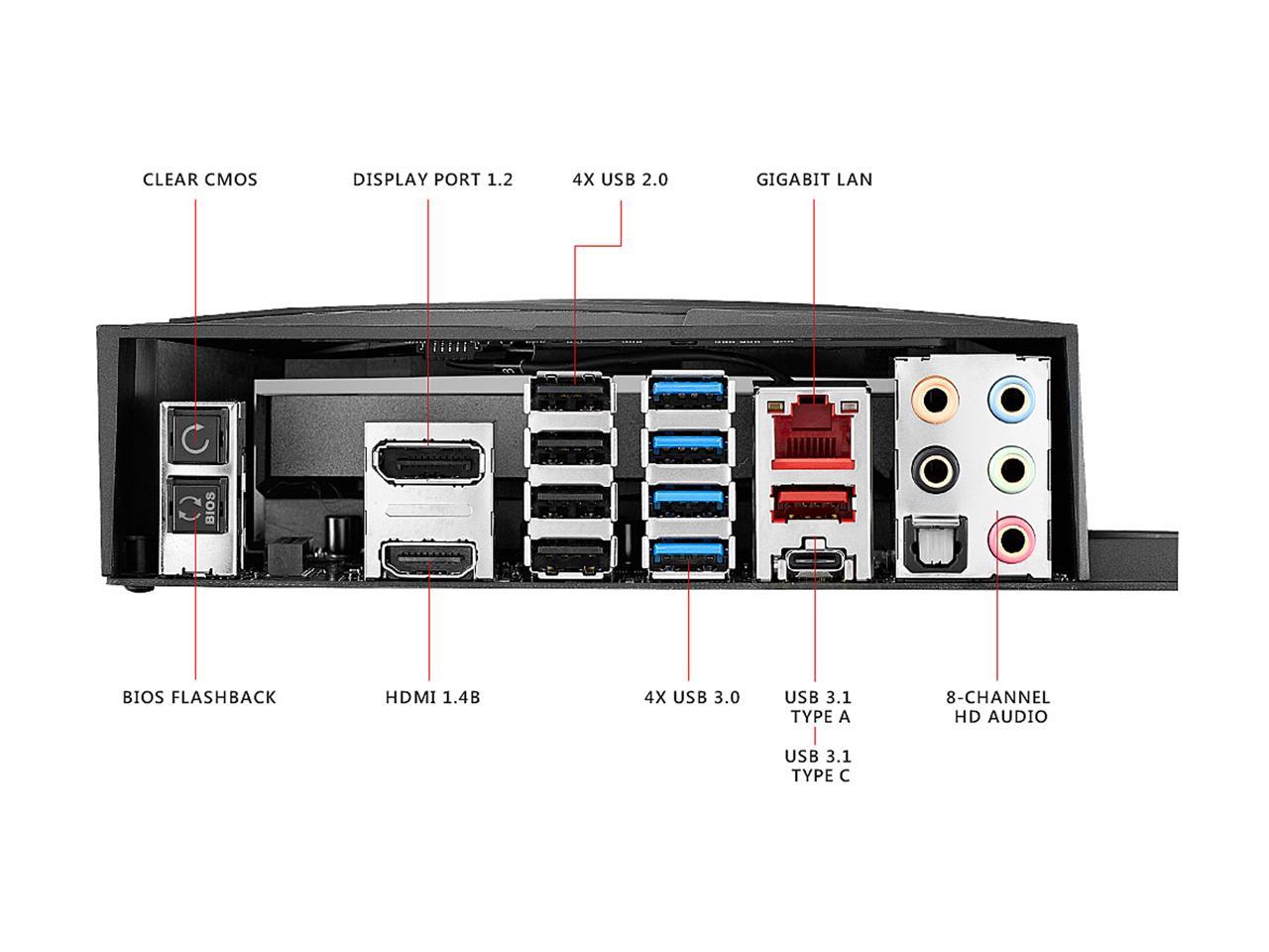 FOR ASUS ROG Maximus IX Hero z270 Motherboard Support I7