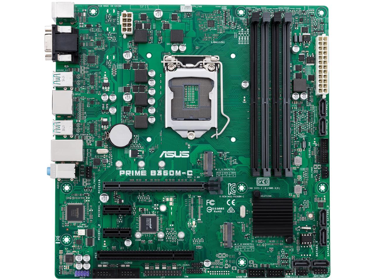 ASUS Prime B360M-A おまけ付 PRIME B360M-A｜Motherboards｜ASUS USA