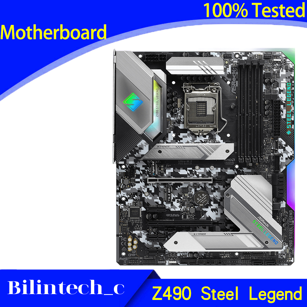 i7 10700 ＋z490 steal legend＋DDR4 16GB FOR ASROCK Z490 Steel Legend Motherboard Supports 10900K