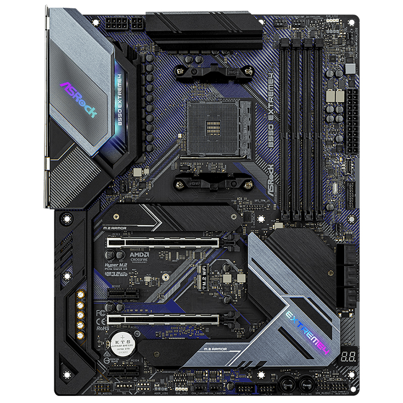For ASROCK B550 Extreme4 Motherboard AMD AM4 DDR4 ATX Mainboard | eBay