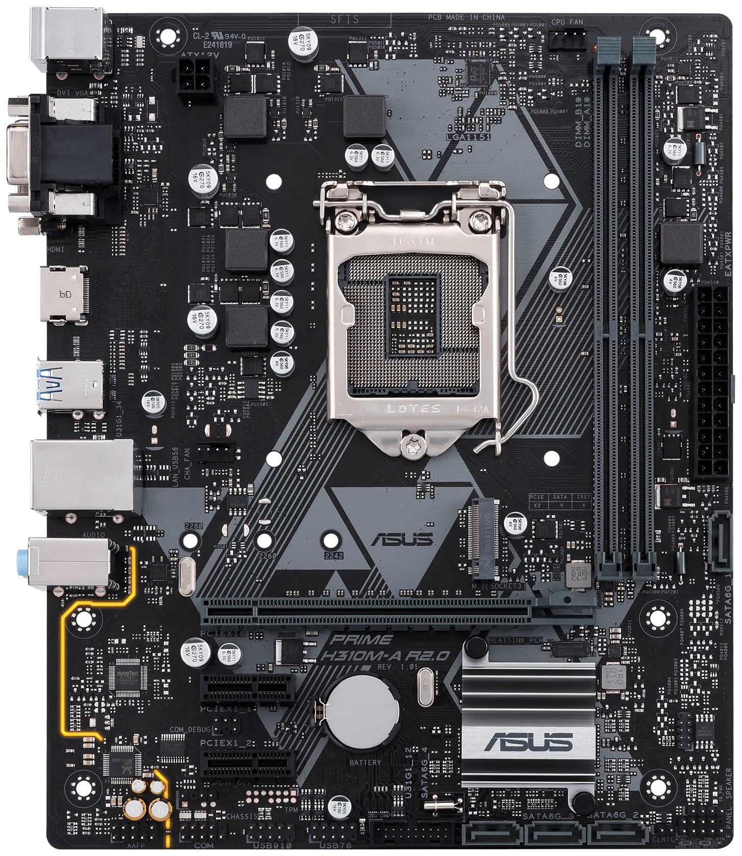 FOR ASUS Prime H310M-A R2.0 Motherboard Supports DDR4 32GB