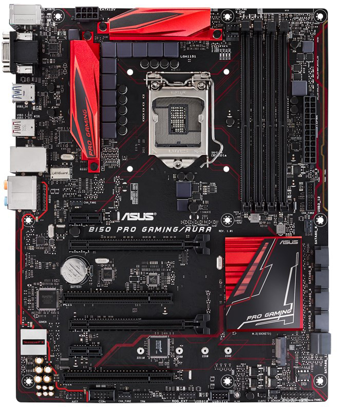 For ASUS B150 PRO GAMING/AURA LGA1151 DDR4 VGA+ 1×M.2 6×SATA III