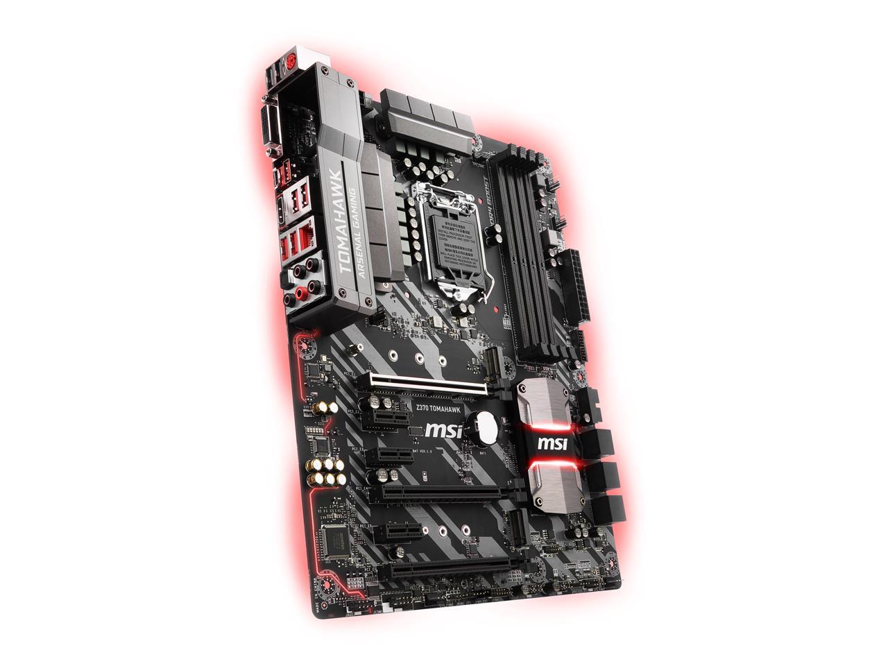 FOR MSI Z370 TOMAHAWK Motherboard Supports 8700 Z370 64GB DDR4 100