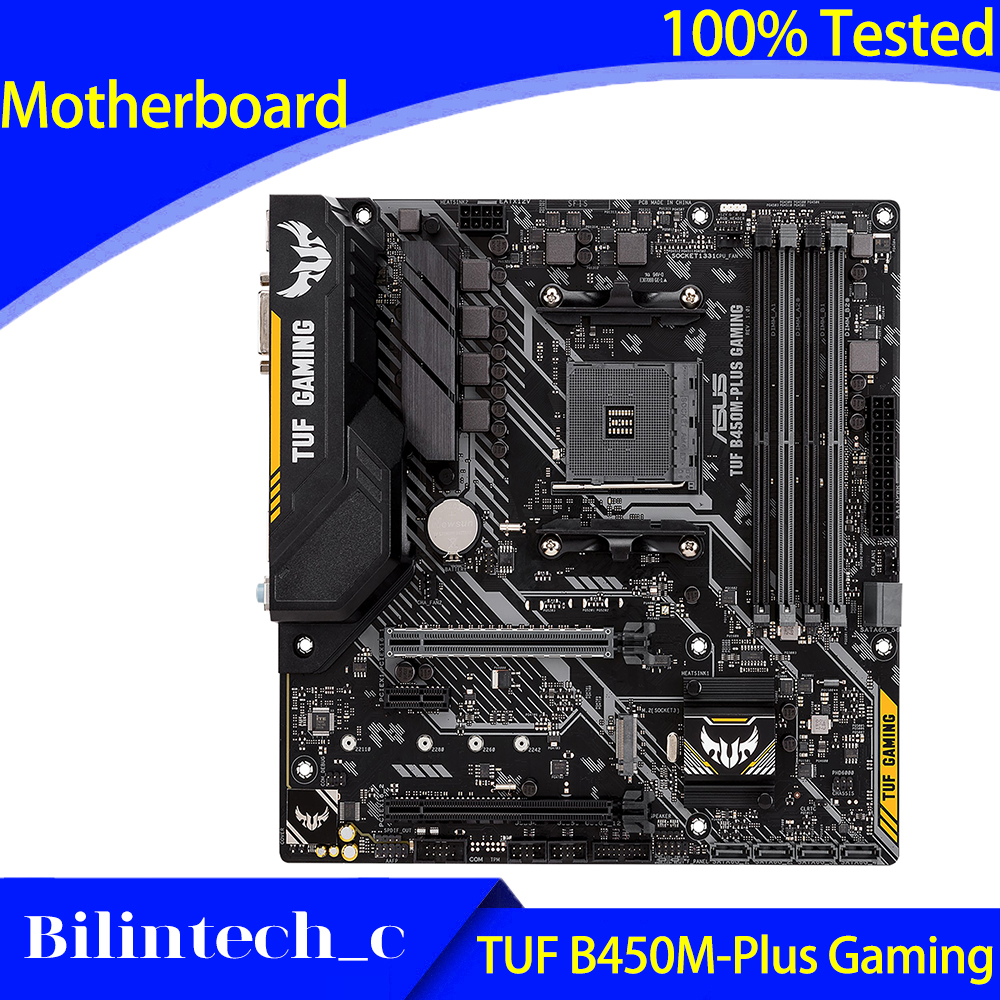 FOR ASUS TUF B450M-Plus Gaming Motherboard Support 3700X 3600X