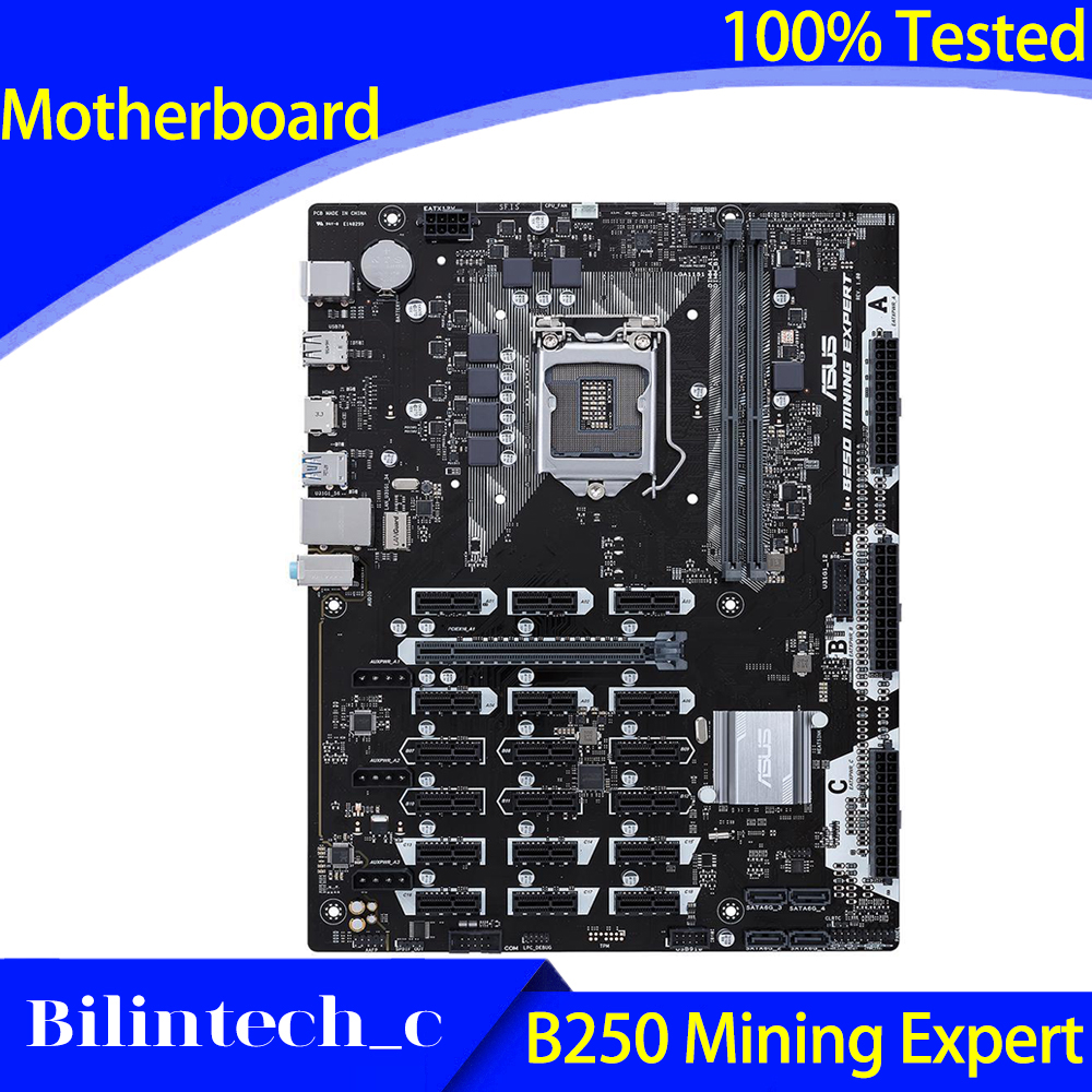 FOR ASUS B250 Mining Expert Motherboard Support i5 6500 6600 6700