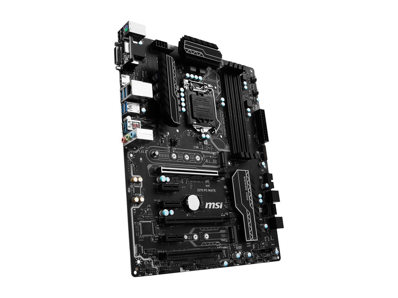 FOR MSI Z270 PC MATE Motherboard Supports 6/7th Generation DDR4