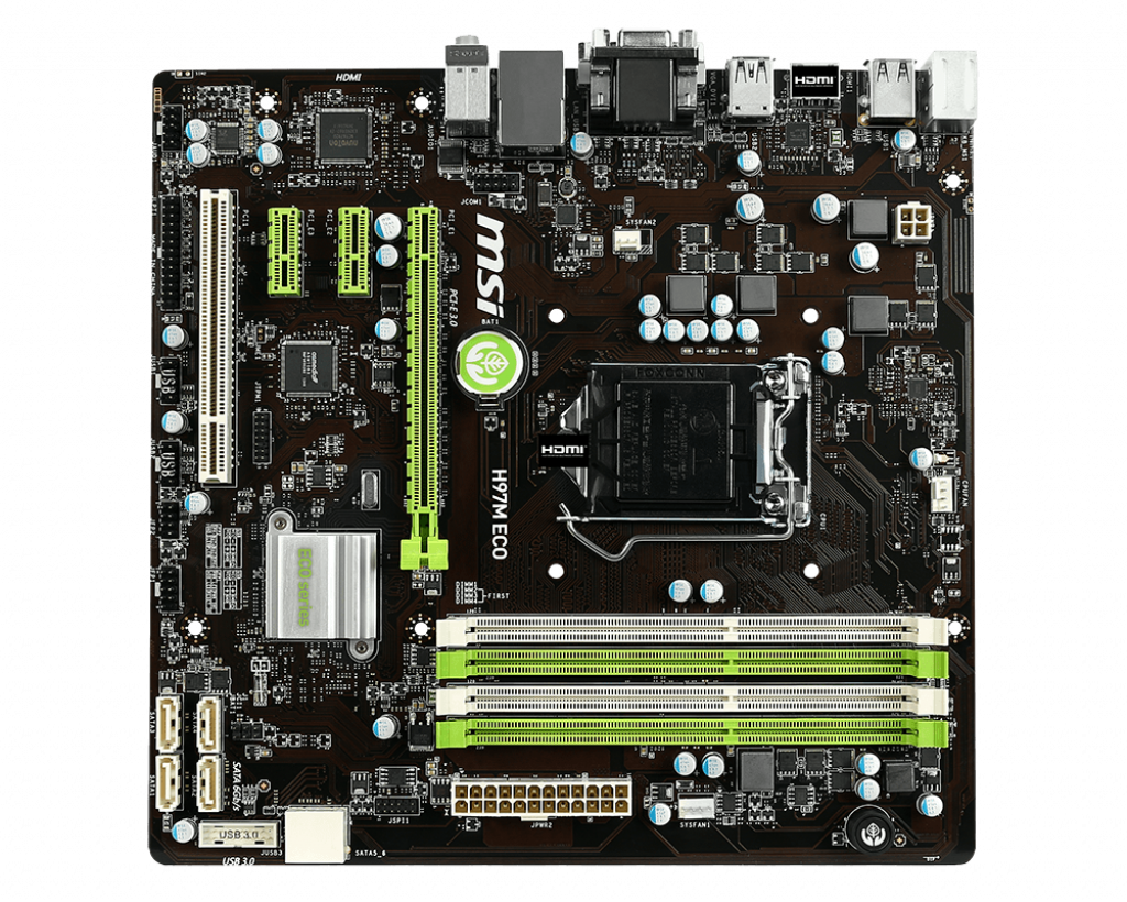 FOR MSI H97M ECO Motherboard Supports 4790K DDR3 32GB 1150PIN H97 VGA