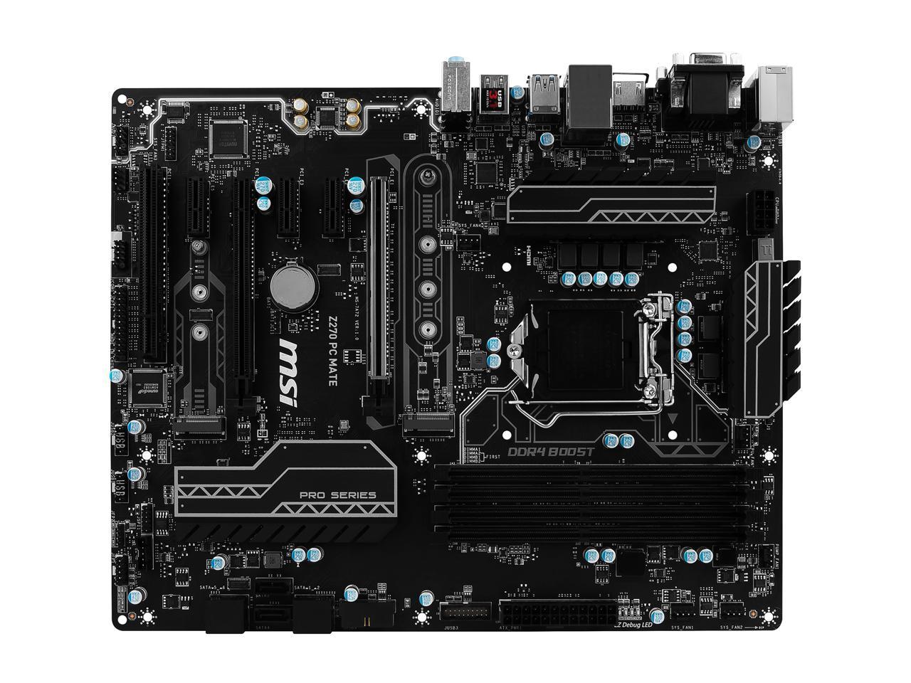 FOR MSI Z270 PC MATE Motherboard Supports 6/7th Generation DDR4