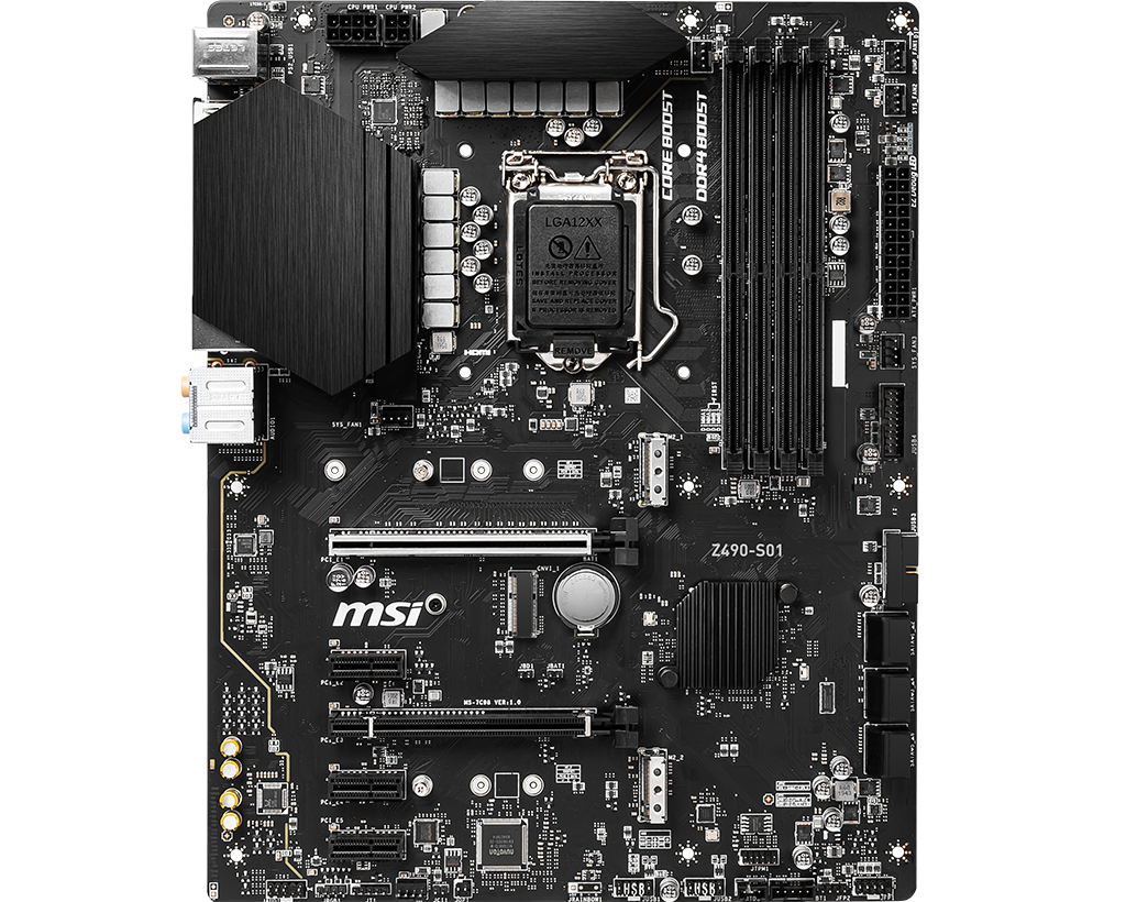 Core i7 10700＋MSi Z490-S01 FOR MSI Z490-S01 Motherboard Supports 10900k 10700 10400 10500