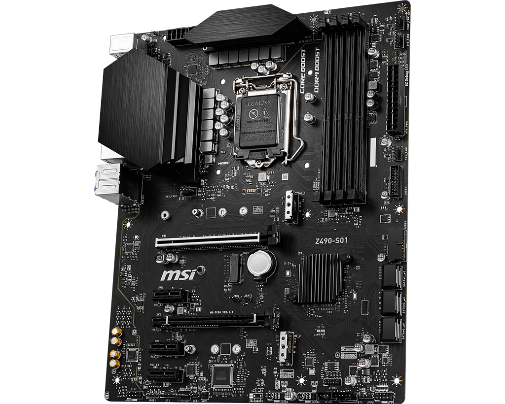 FOR MSI Z490-S01 Motherboard Supports 10900k 10500 128GB DDR4 100% Test Work