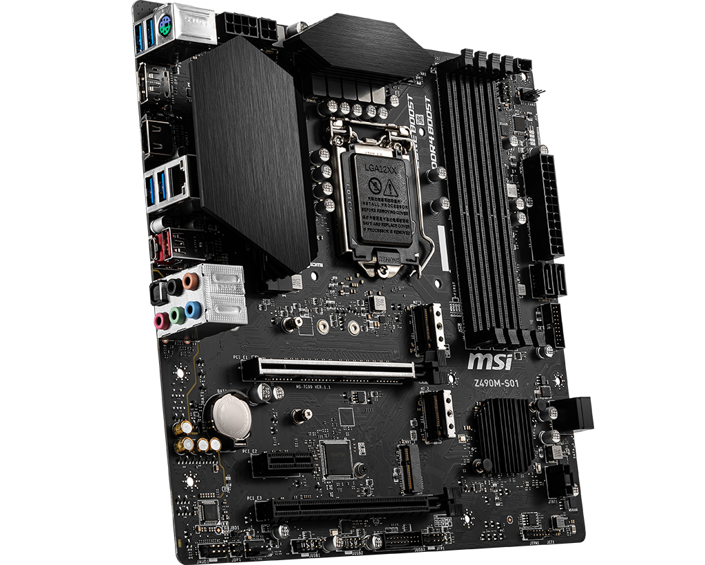 FOR MSI Z490M-S01 Motherboard Supports 10th Generation 128GB LGA1200