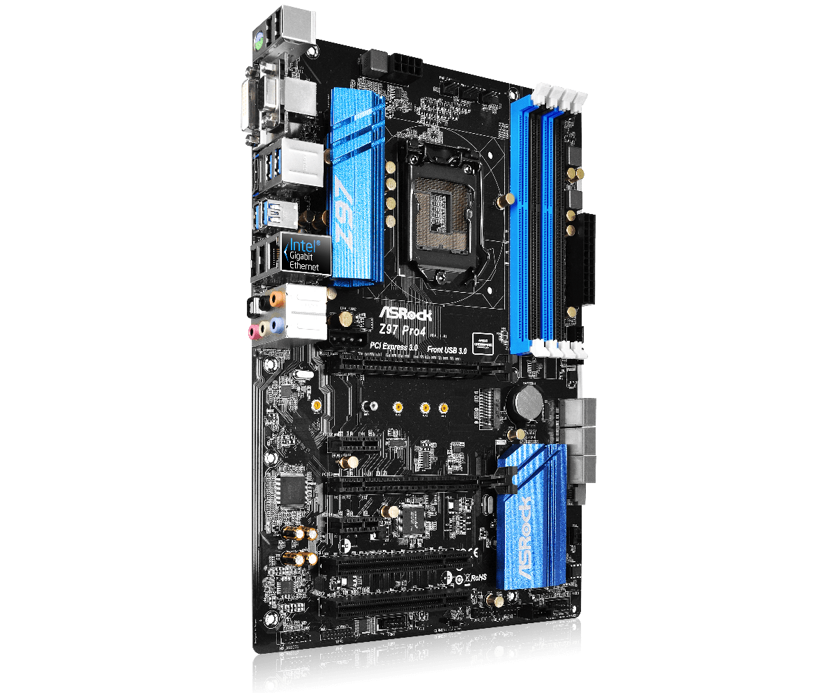FOR ASROCK Z97 Pro4 DDR3 Intel LGA1150 Z97 Motherboard ATX USB3.0