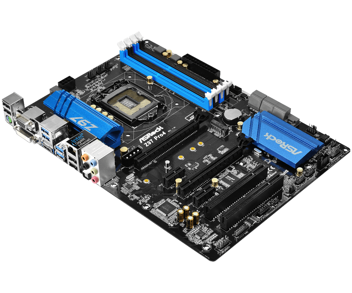 FOR ASROCK Z97 Pro4 DDR3 Intel LGA1150 Z97 Motherboard ATX USB3.0