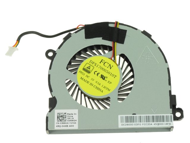FOR DELL Inspiron 14 5447 15 5547 CPU Cooling Fan 3RRG4 03RRG4