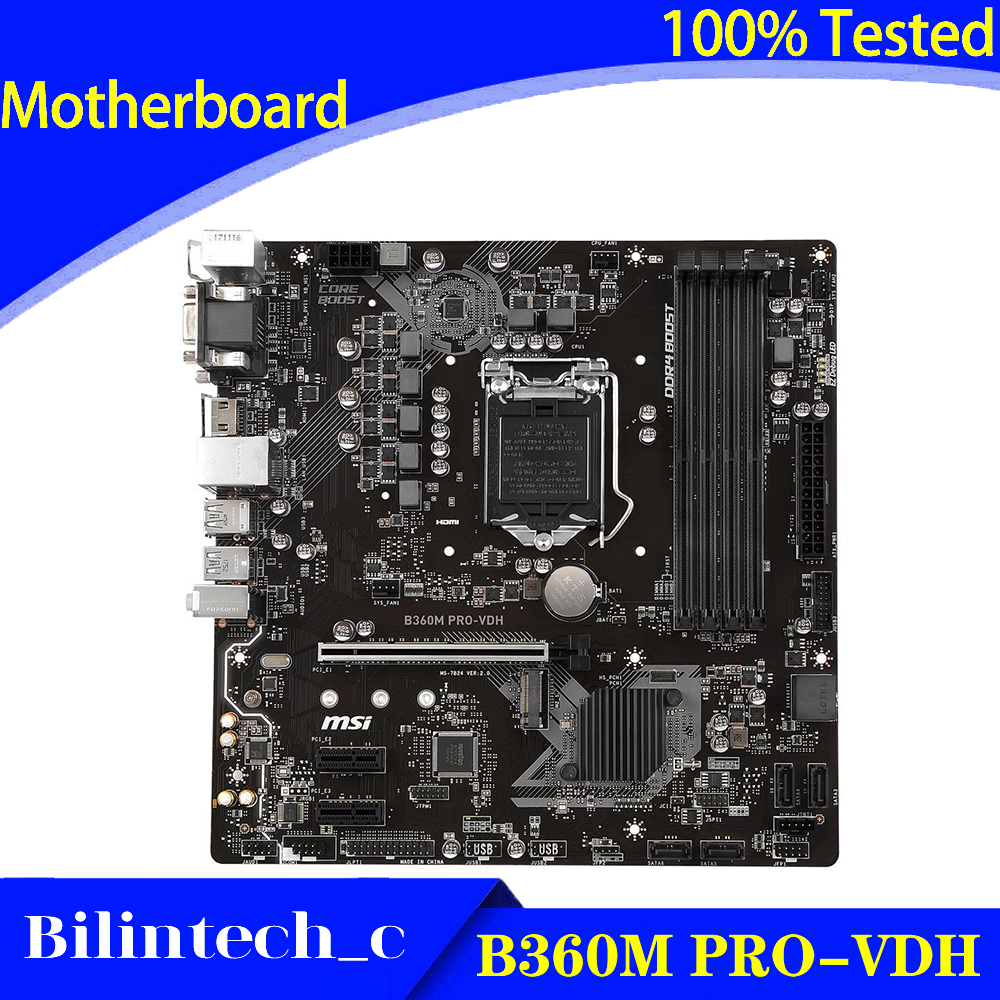 FOR MSI B360M PRO-VDH Motherboard Supports 8/9th Generation DDR4