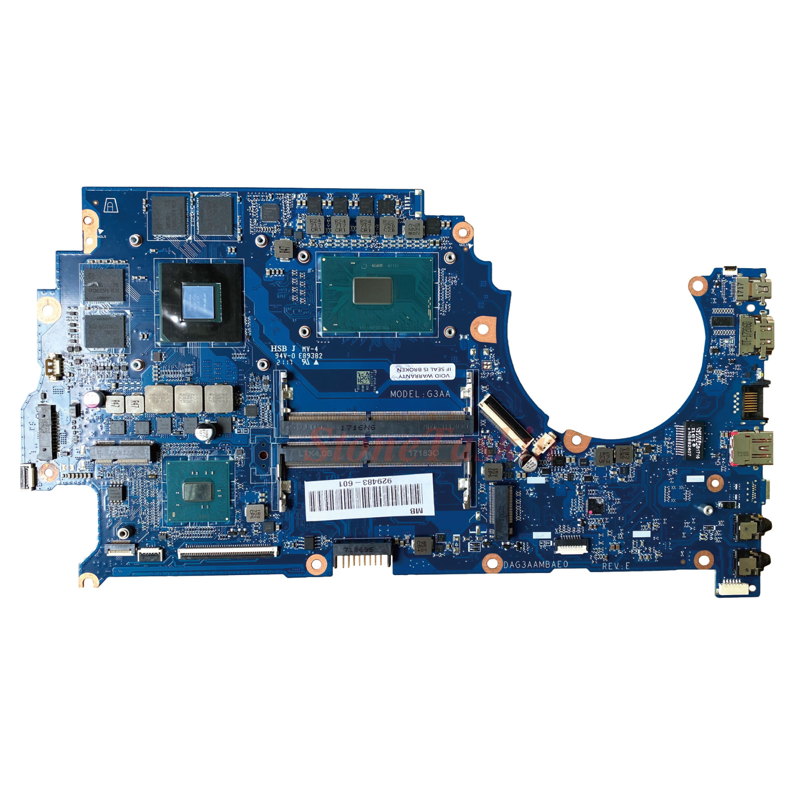 FOR HP OMEN 15-CE TX TPN-Q194 Motherboard I7-7700HQ GTX1050 2GB