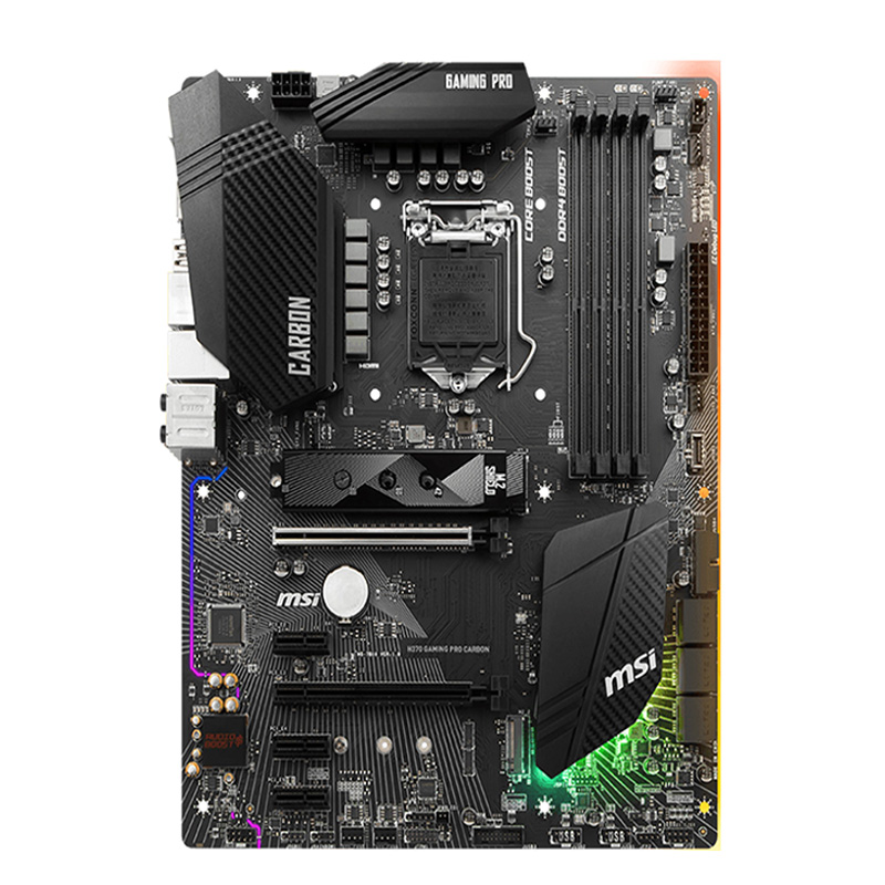 For MSI H370 GAMING PRO CARBON Motherboard LGA1151 DDR4 ATX