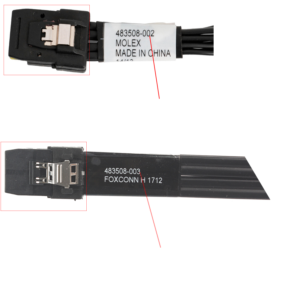 For Hp Z800 Z820 Mini Sas 4i To Blind Mate Cable 483508-002