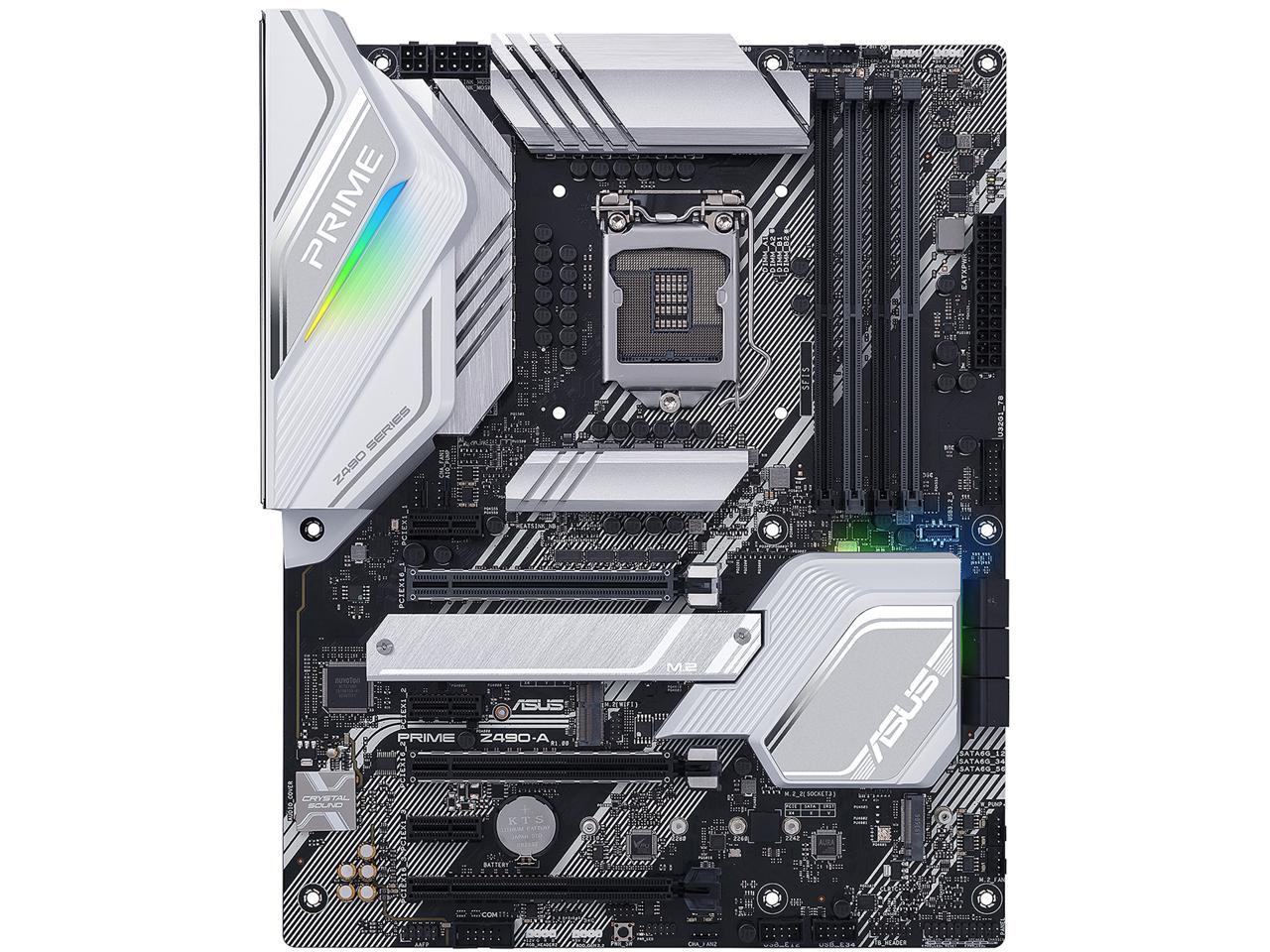 FOR ASUS PRIME Z490-A Motherboard Support 10900K DDR4 128GB