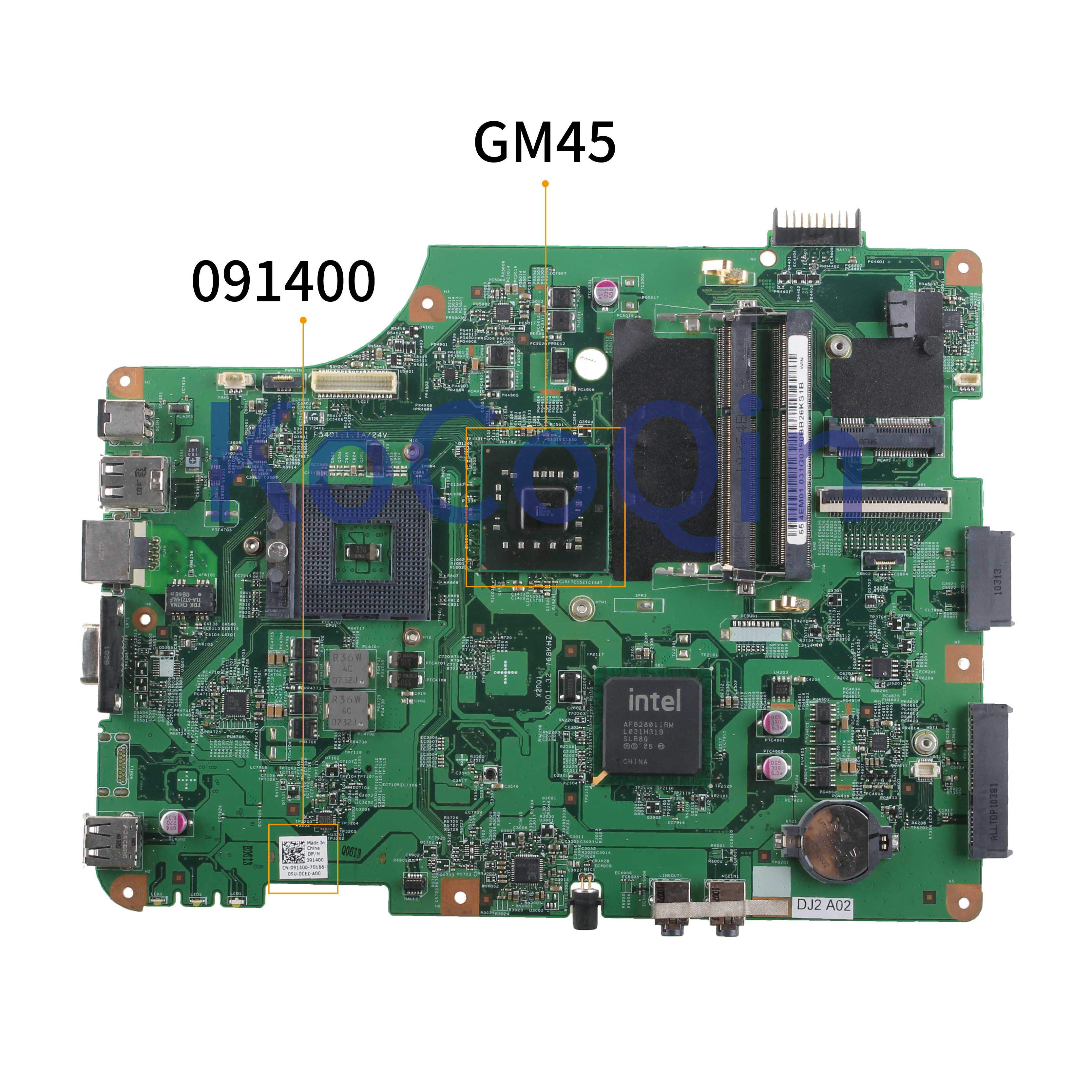 Dell Inspiron3471 i5第9世代 メモリ24GB FOR DELL Inspiron 15R N5030 Motherboard 91400 091400 10240-1 48.4