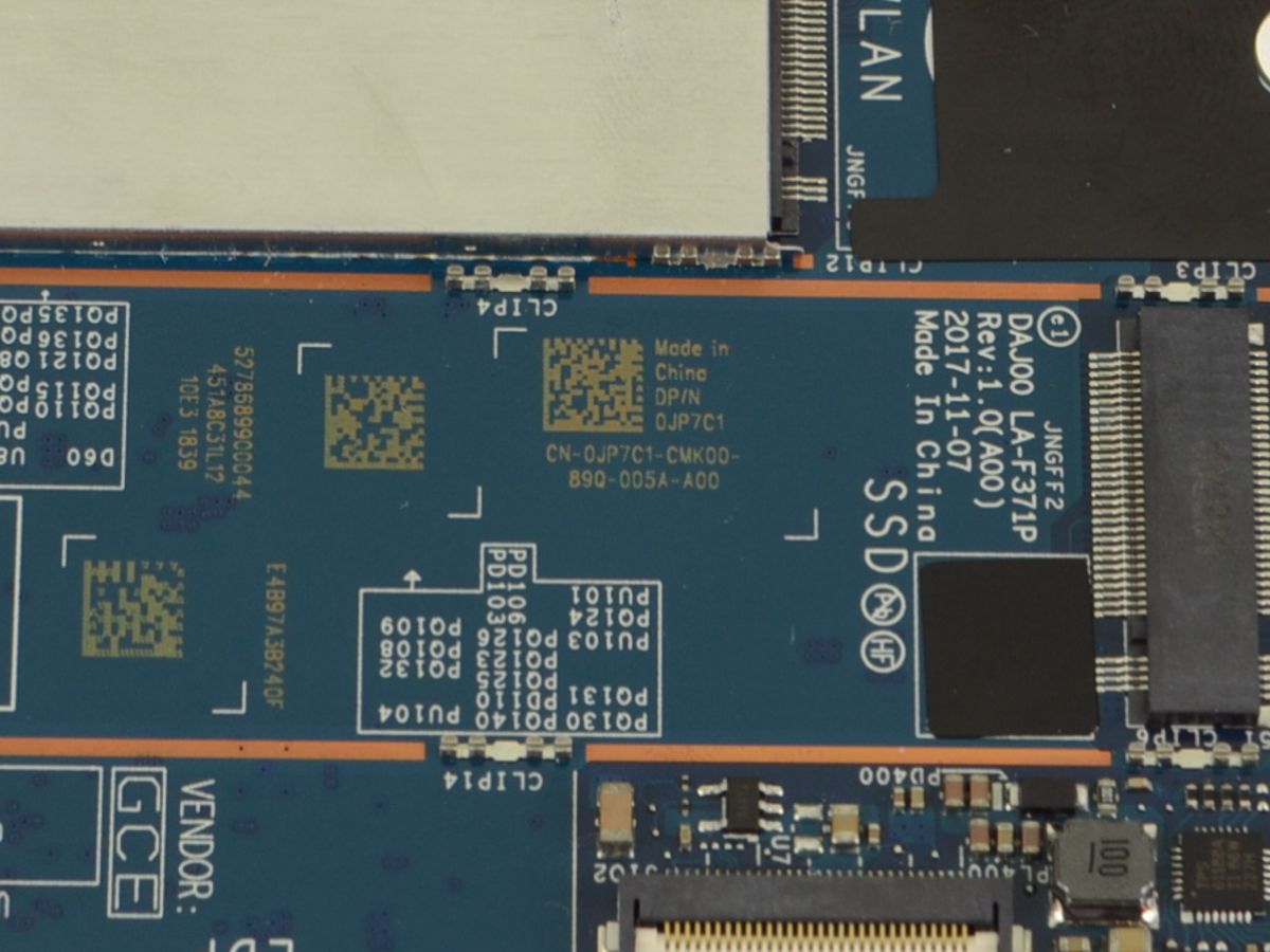 FOR DELL Latitude 5290 2-in-1 Motherboard 0JP7C1 I5-8350U