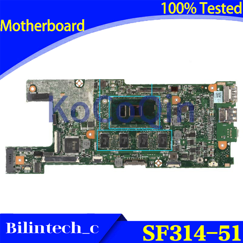 FOR ACER SF314-51 Motherboard I3-6006U 8GB CA4DB CA4DB_10L SR2UW