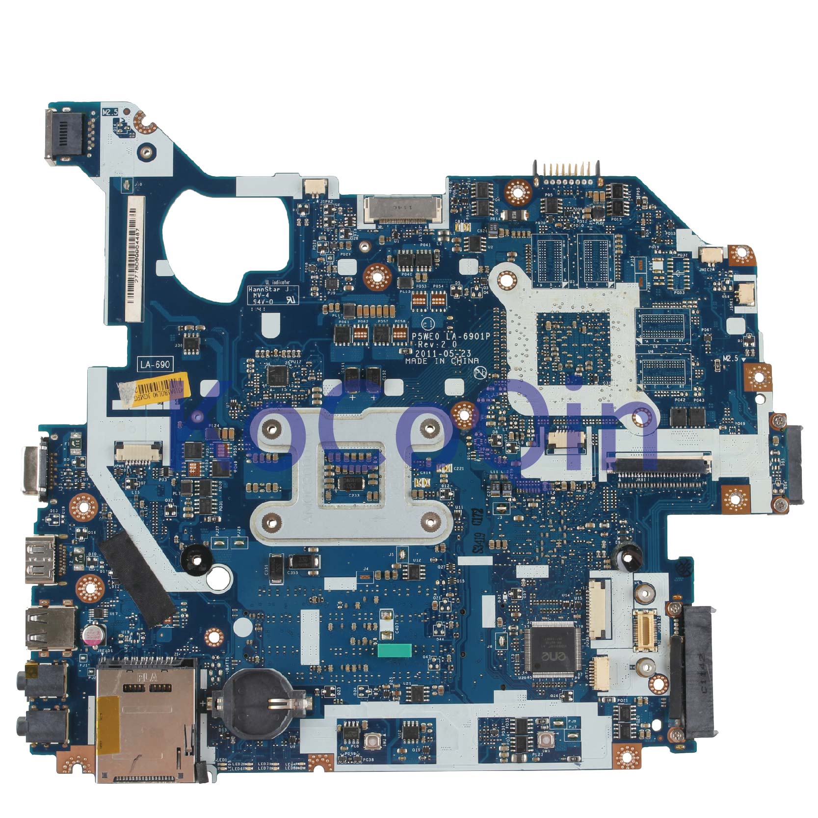 FOR ACER Aspire 5750 5750G Motherboard P5WE0 LA-6901P MBRFF02005
