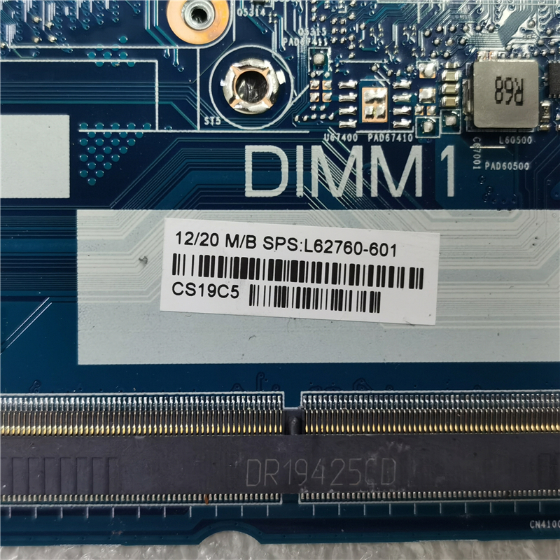 FOR HP Zbook 14U 840 850 G6 Motherboard i7-8665U L62760-601 L62760