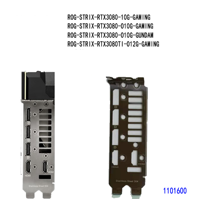 1pcs ROG-STRIX-RTX3080-10G-GAMING FOR ASUS IO I/O SHIELD Back