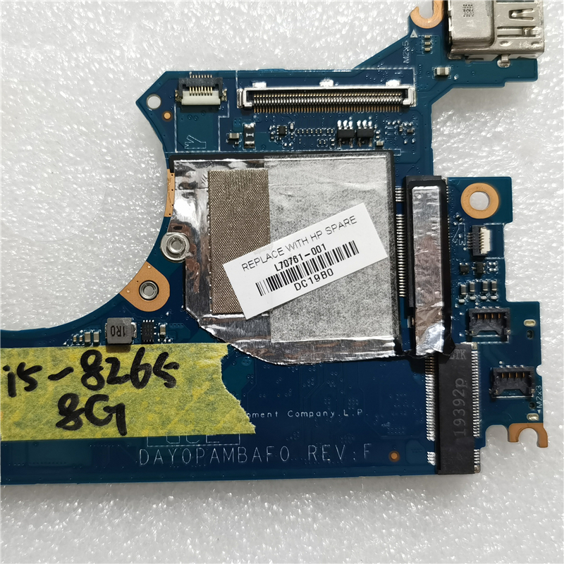 For HP Elitebook x360 1030 G4 i5-8265U 8G Motherboard DAY0PAMBAF0