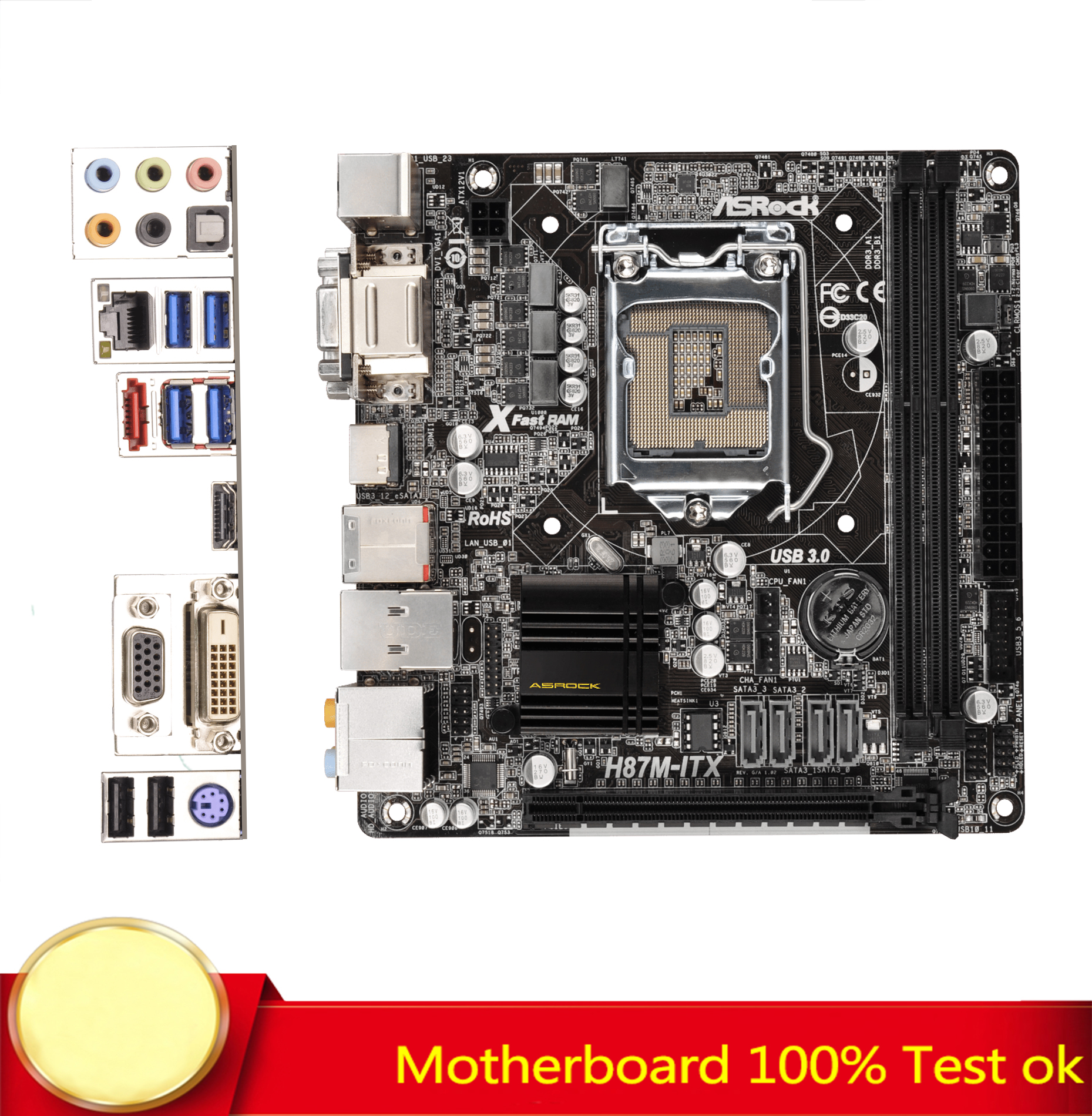 FOR ASRock H87M ITX Motherboard Intel 4th i7/i5/i3 DDR3L H87