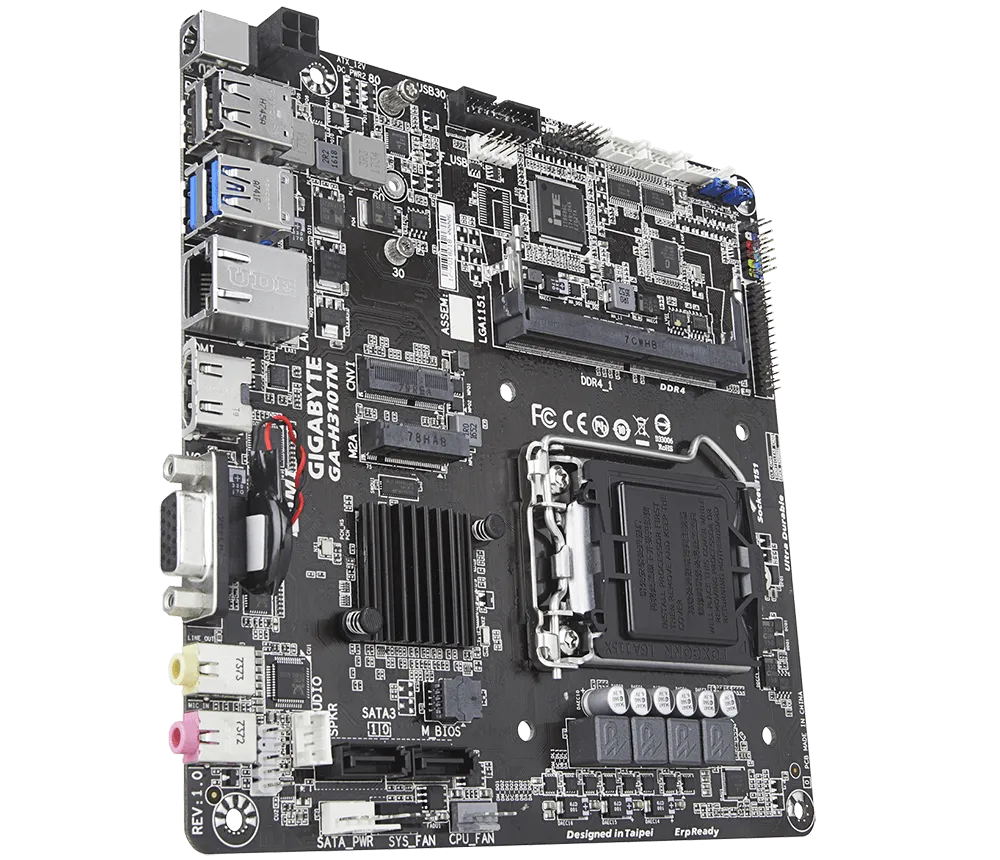 マザーボード GIGABYTE GA-H310TN For Gigabyte GA-H310TN LGA1151 DDR4 VGA+HDMI Motherboard | eBay