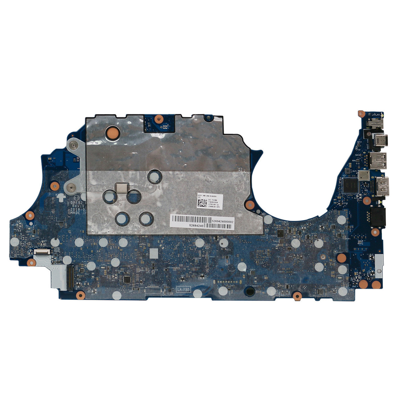 I5-8300H I7-8850H FOR HP Zbook 15V G5 Motherboard LA-F851P DPF52