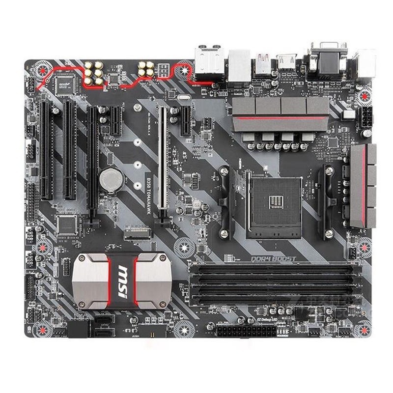 For MSI B350 TOMAHAWK Motherboard Socket AM4 DDR4 ATX Mainboard | eBay