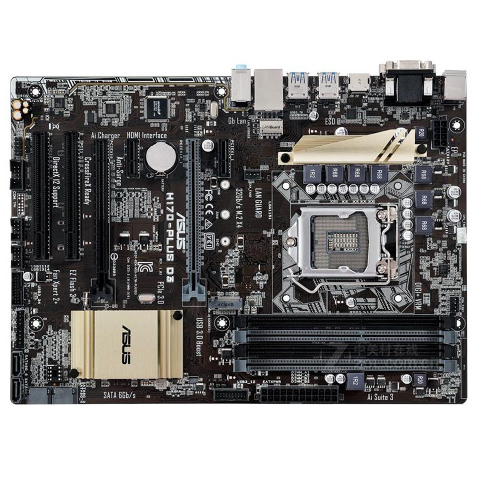 ASUS H170-PLUS マザーボード + i7-7700 CPU ＋メモリ For ASUS H170-PLUS D3 Motherboard LGA1151 DDR3 ATX Mainboard | eBay