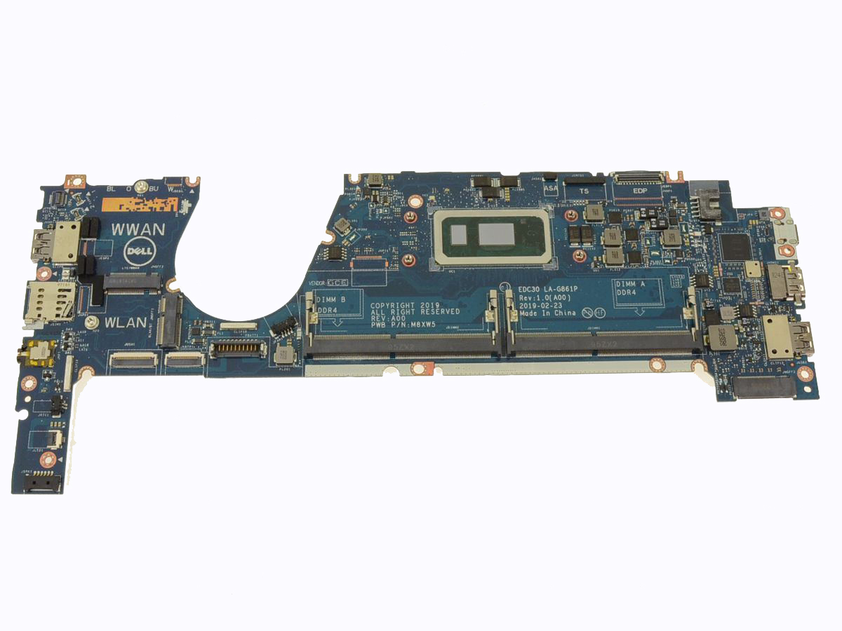 I5-8265U LA-G861P TCDGC 0TCDGC FOR DELL Latitude 7300 Motherbroad