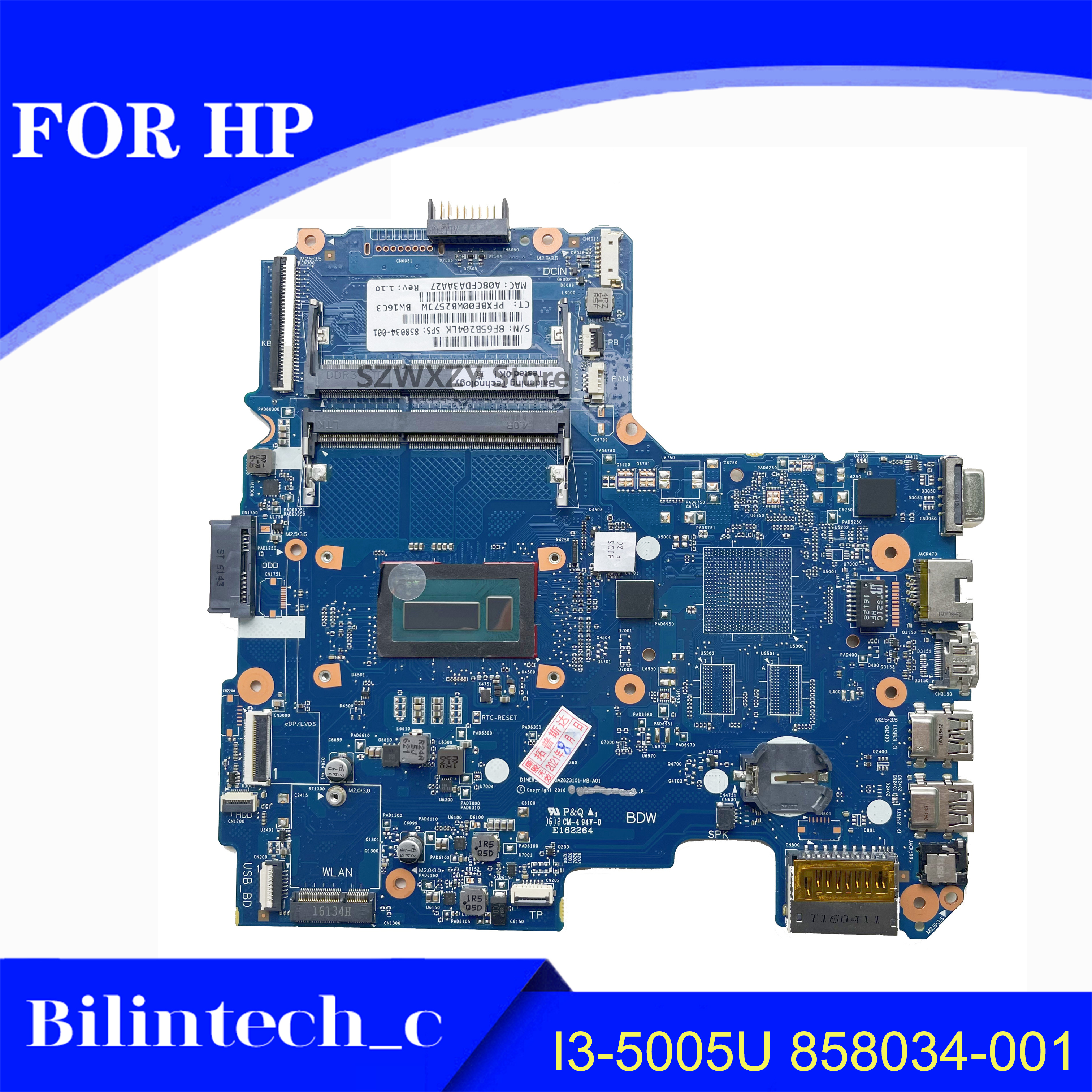I3-5005U 858034-001 6050A2823101-MB-A01 FOR HP 14-AM Series